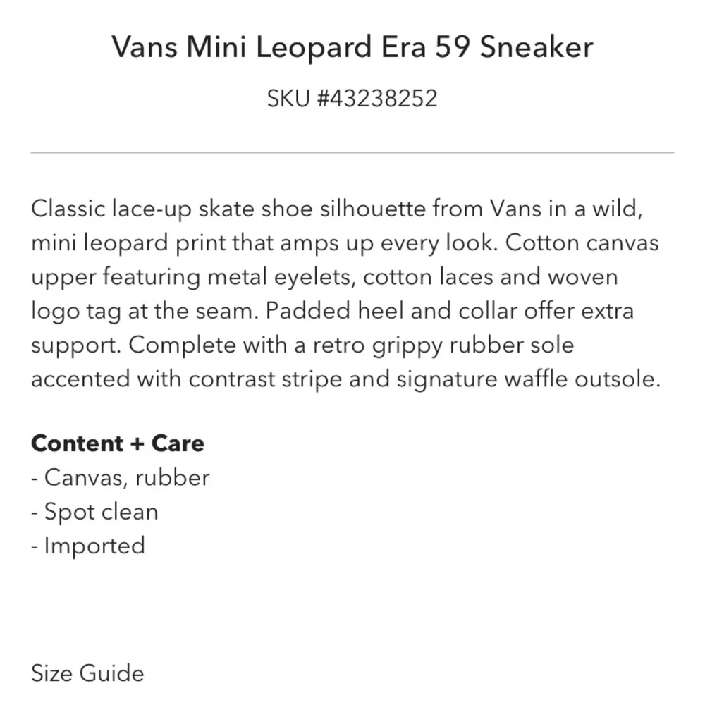 **Leopard Print Vans** - Picture 8 of 8